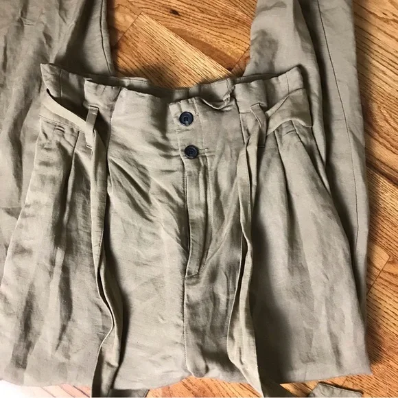 H&M Tan Paperbag Pants - Picture 5 of 7